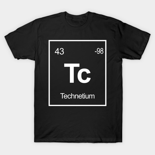 Tc Element of Technetium Periodic Table Elements Technetium T-Shirt by Mash92